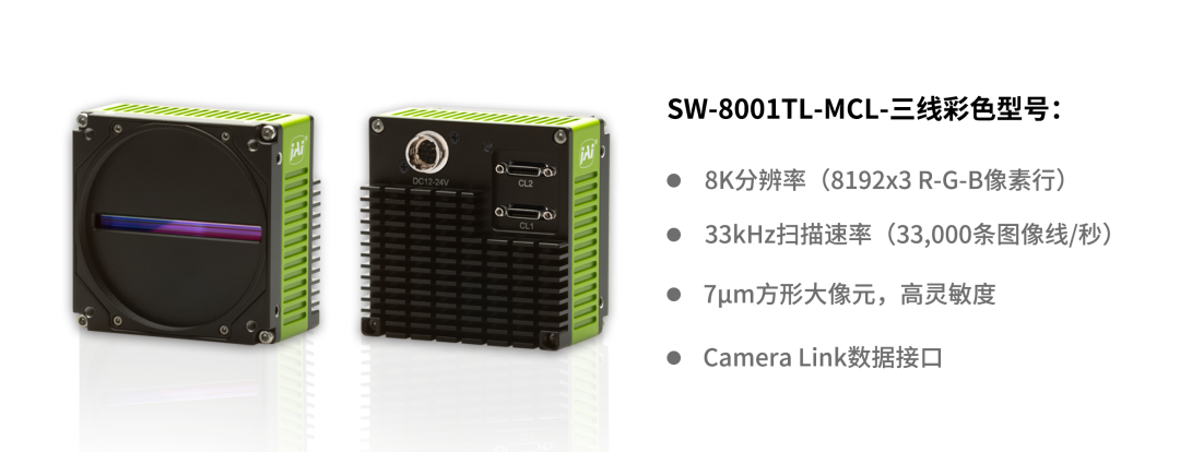 一键了解8K三线彩色、8K单色及16K单色线扫相机