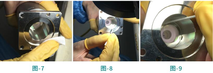 万瓦激光输出头的正确安装及清洁方法