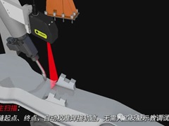 创想智控激光焊缝跟踪器协同发那科机器人,实