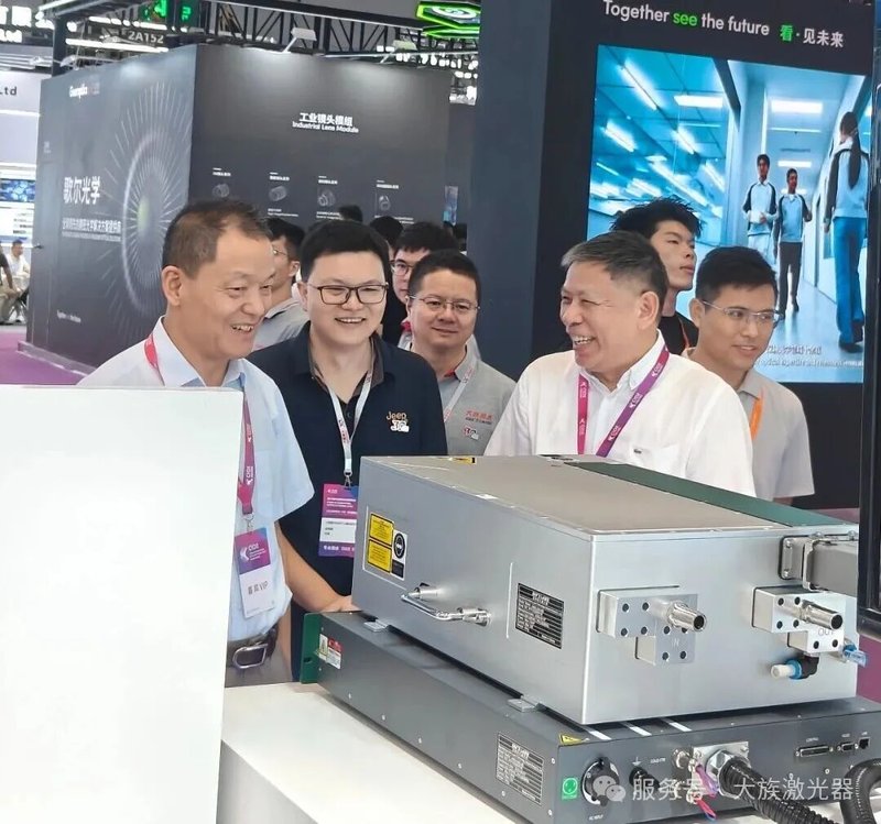 大族激光推出领创版500W一体化光纤绿光激光器