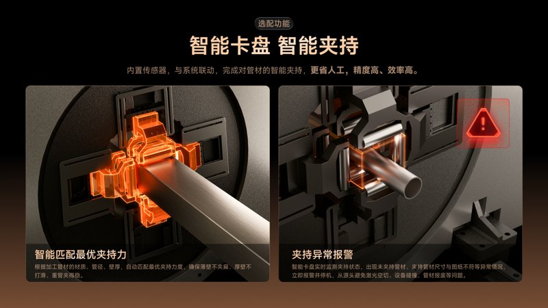 邦德激光发布Future系列旗舰管材激光切割机,攻钻一体全流程智能